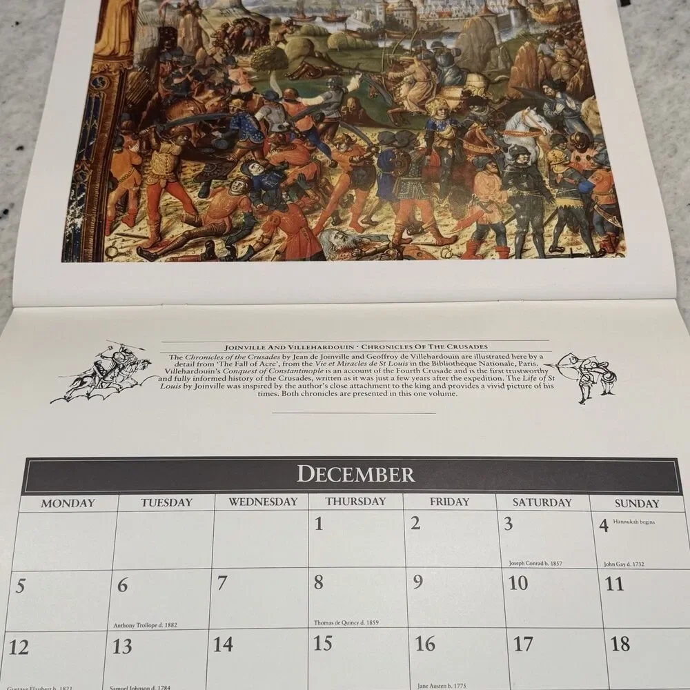 Penguin Classics Books Calendar 1988 Vintage Literature 11x14”